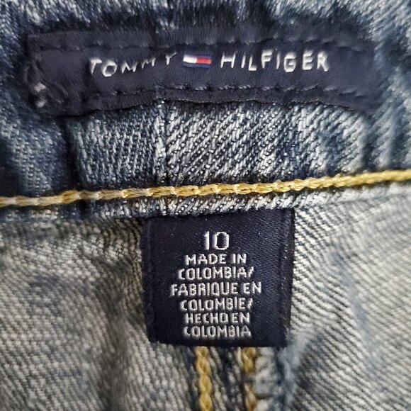 Tommy Hilfiger High Waist Jean Shorts - Picture 2 of 7